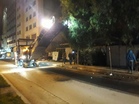 تعبيد شارع الشعيد ابو جهاد