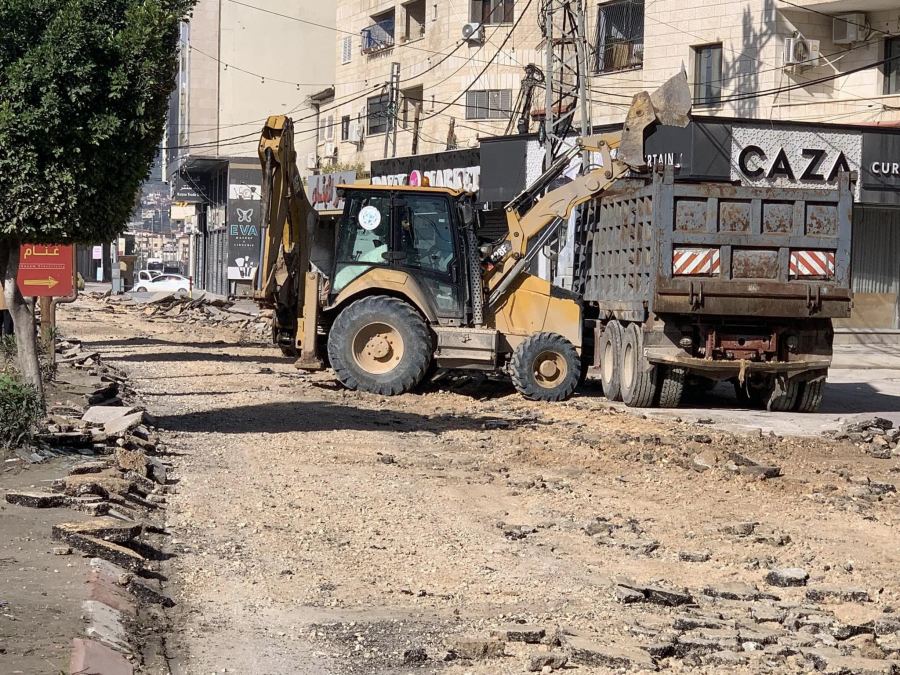 تقرير عن تدمير البنية التحتية لمدينة جنين ومخيمها خلال شهر شباط