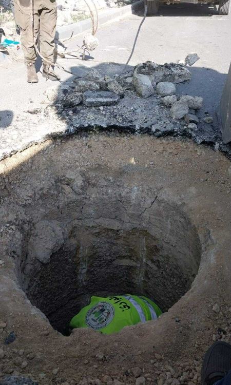 اعمال فرق الطوارىْ التابع لبلدية جنين 